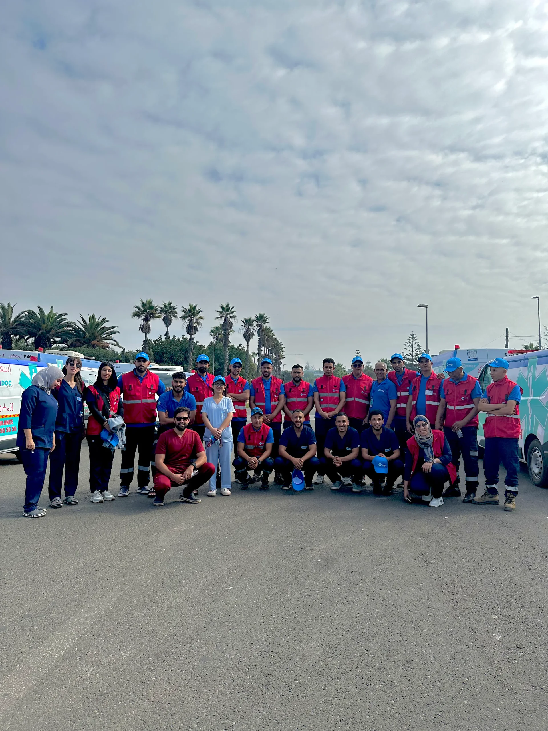 L'équipe d'ambulance Omnidoc Santé disponible dans la ville de Fès